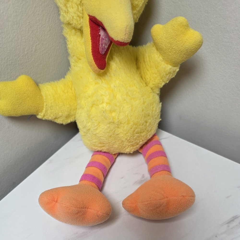 Vintage 1988 Big Bird Plush Sesame Street Playskool Yellow Stuffed Toy Rare - Picture 2 of 7